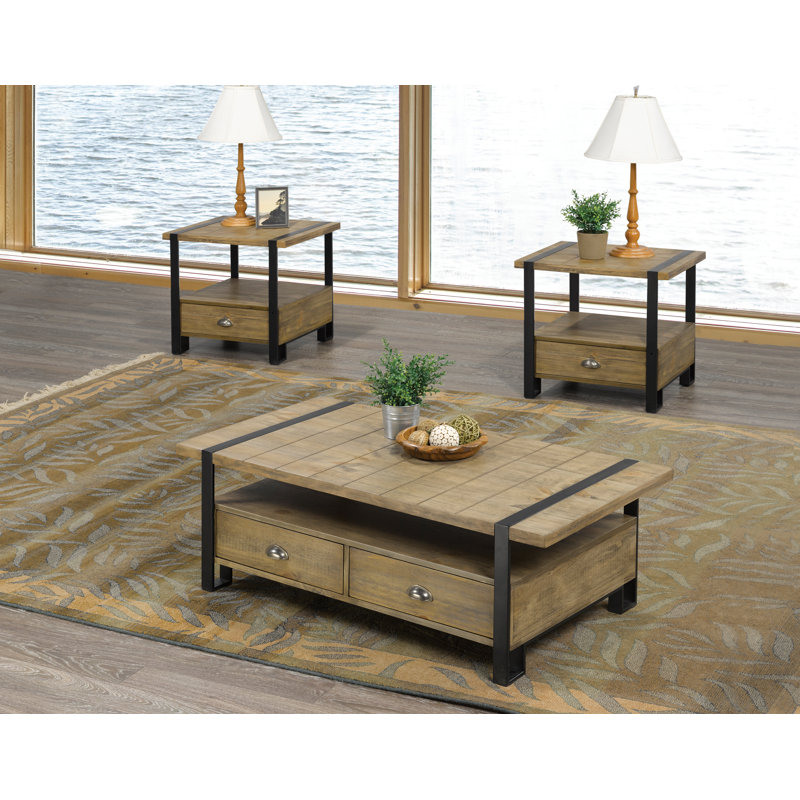 Ensemble de tables basses 3 pièces Ohman