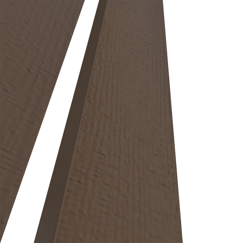 Mid-America vinyle, paire de volets espacés de taille standard à trois planches, 35 po, Rôti français