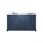 Ensemble de meuble-lavabo double 60 po x P 22 po avec plateau en marbre de culture et robinet-898202100