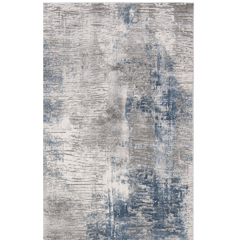 Tapis abstrait Keyra Performance, Rectangle 5 pi 3 po x 7 pi 6 po