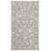 Calidia Oriental Dark Gray/Cream Area Rug