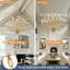 Lustre 47 po Gold Farmhouse 