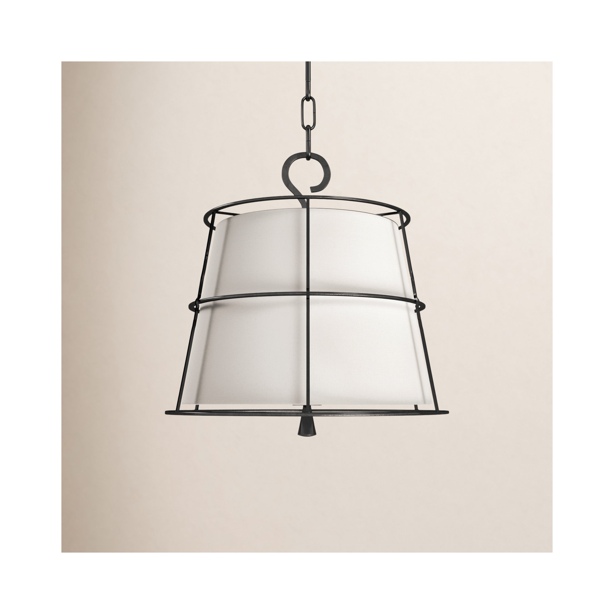 2 Light Pendant, Old Bronze
