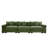 Mykala Corduroy Upholstered Sectional Sofa with Thick Armrests & Throw Pillows-124302861-114888051