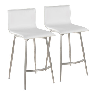 Tabouret de comptoir rembourré 26 po Mara