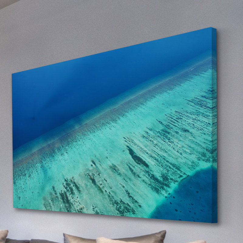 Water Layers - Wrapped Canvas Print, 101 cm H x 152 cm W x 3.81 cm D