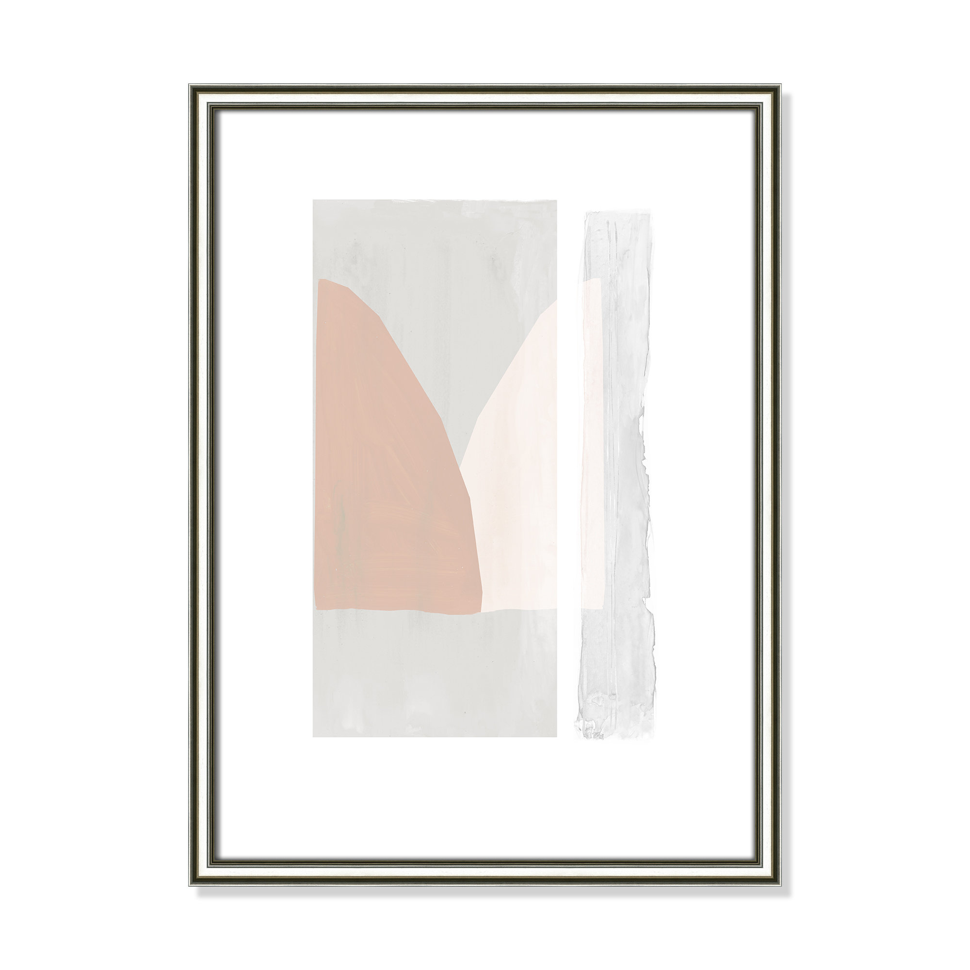 Soft and Light - Painting Print, Silver Framed Paper, 23" H x 17" W x 0.88" D