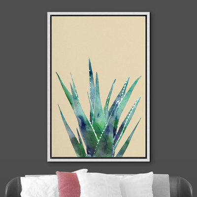 Peinture sur toile, cadre flottant