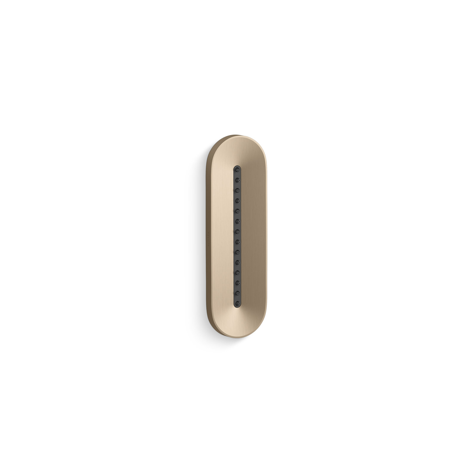 Statement Oblong Vichy 2.5 Gpm Body Spray, Vibrant Brushed Bronze
