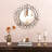 Freelon Sunburst Flat Round Wall Mirror-301433051