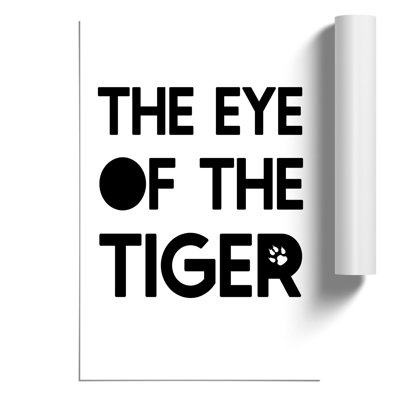 Eye of the Tiger - Frameless Print