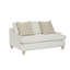 Coussin de causeuse réversible avec 2 coussins, enveloppé de Dacron pour plus de confort et de polyvalence dans tout espace de vie