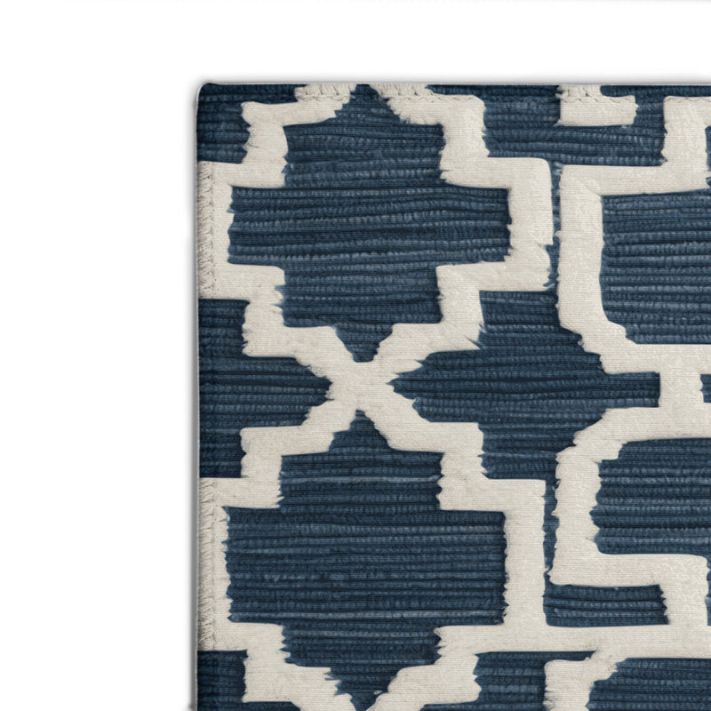 Tapis gris intérieur et extérieur Trellis, Rectangle 4pi x 6 pi