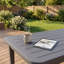 Ensemble de conversation pour patio extérieur 9 personnes avec 2 chaises berçantes pivotantes, 2 poufs, une table basse et une table d'appoint-607335161