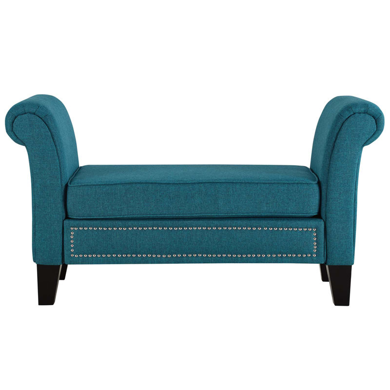 Banc Rendezvous par Modway, Tissage bleu sarcelle