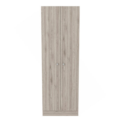 Multistorage Cabinet 71" H, Two Doors, Five Internal Shelves, Light Gray