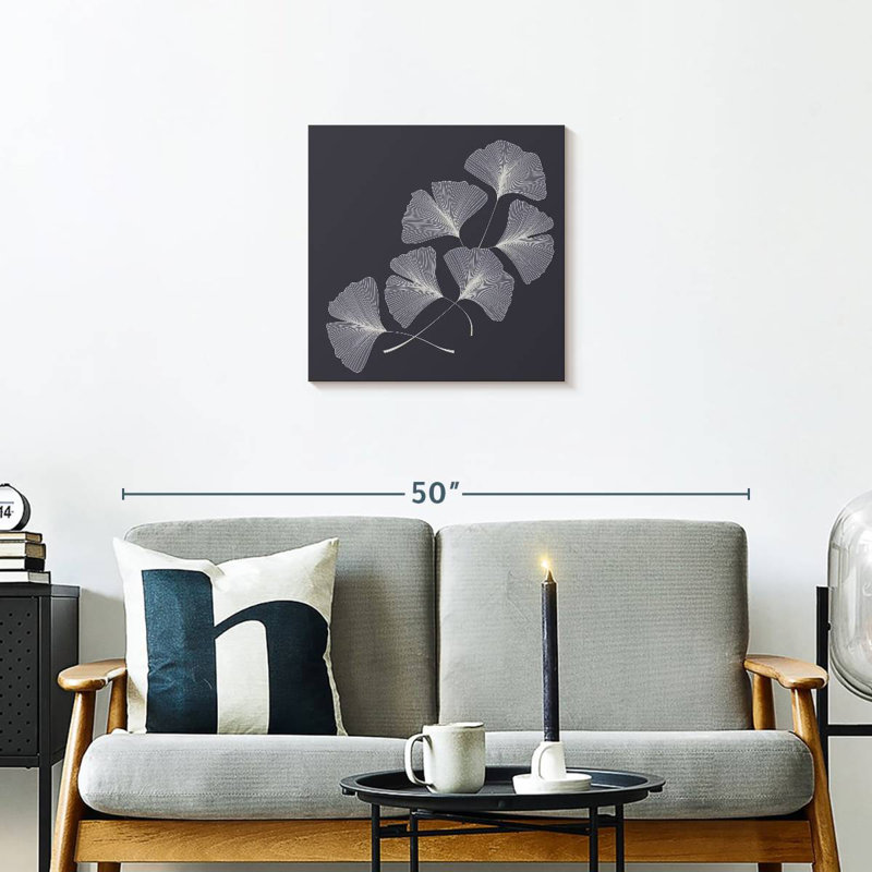 Harnek Ginkgo Biloba Leaves, 20" H x 20" W