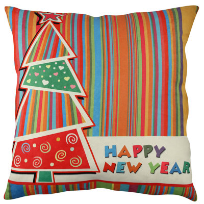 Christi Striped Square Cushion