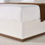 Lit plateforme tapissier contemporain avec rangement à gaz-132839856-132839857