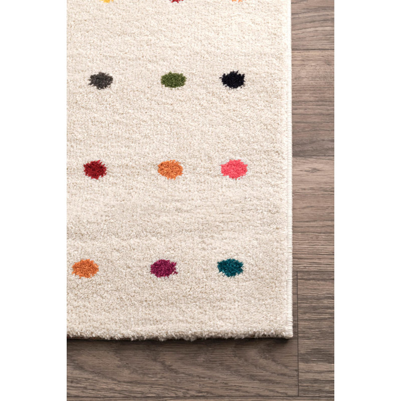 Latchford Polka Dots Indoor Rug, Runner 2'5" x 8'