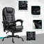 Fauteuil de massage vibrant à 7 points, fauteuil inclinable de direction à haut dossier avec support lombaire, repose-pieds, dossier inclinable, hauteur réglable