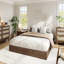 Base de lit plateforme en bois, base de lit en bois sans tête de lit, support de lattes en bois-2119056825-2119056829