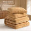 Ensemble d'édredon en sherpa Madison Park Jacquard Ivory-138183767-138183769