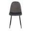 Grey Velvet Dining Chairs Upholstered seat-849065704