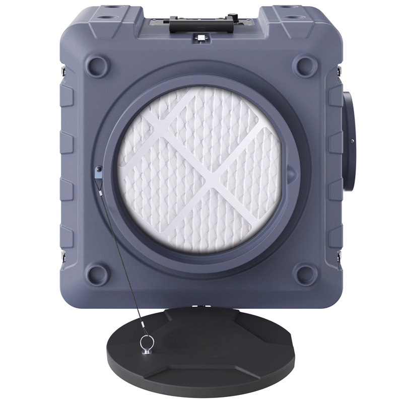 Air Scrubber With 3-Stage Filtration, Stackable Negative Air Machine 800 CFM, Air Cleaner With MERV10, Carbon, H13 HEPA, For Home, Industrial And Commercial Use