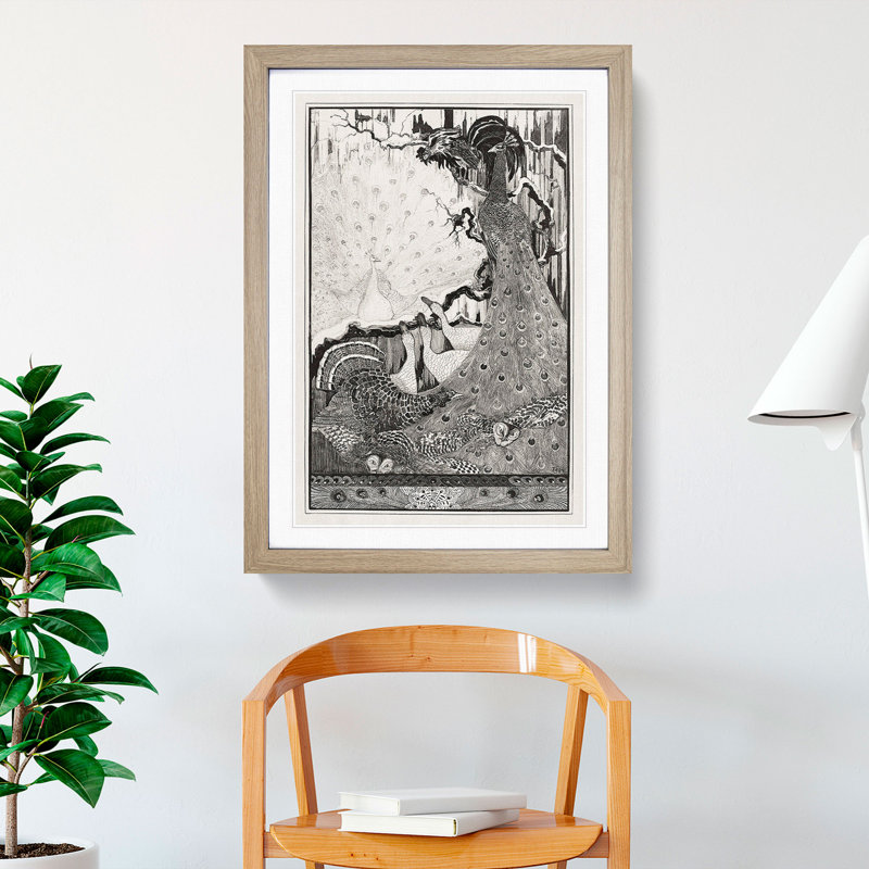 New Year by Theo Van Hoytema - Picture Frame Painting, Oak Framed, 36cm H x 27cm W x 2cm D