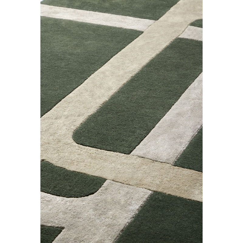 Geometric Indoor / Outdoor Rug, Rectangle 5'6" x 7'9"