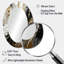 Exquisite Darling Gold Abstract Wave On Black III - Large Oval Wall Mirror On Metal-489611895
