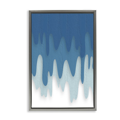 Water Wave Fluid Contour Floating Frame, design by Martina Pavlova