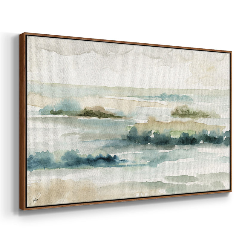 «Pastel Panorama», reproduction sur toile, H 27 po x l 41 po x P 2 po, Noyer