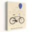 Art classique rétro rétro classique avec vélo et ballon-129549147