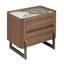 60cm W Manufactured Wood Bedside Table