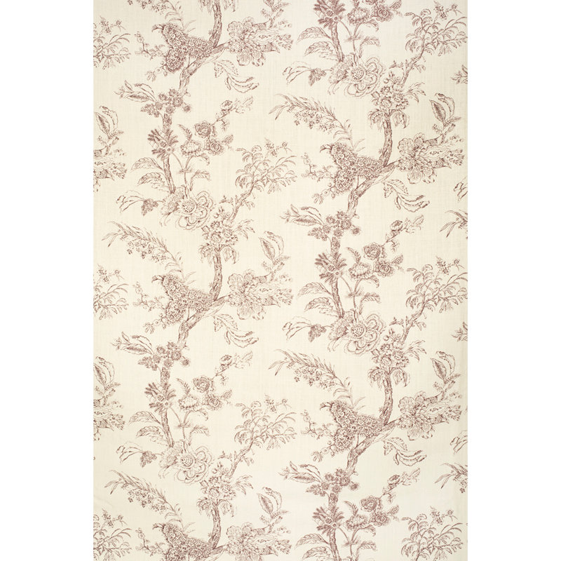 Beijing Blossom Medium Weight Fabric, Taupe