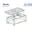 Table basse Myheir, table basse à plateau relevable avec tablette, table de salon, table basse rectangulaire