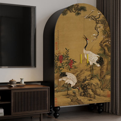 Modern Double Door Wardrobe Cabinet