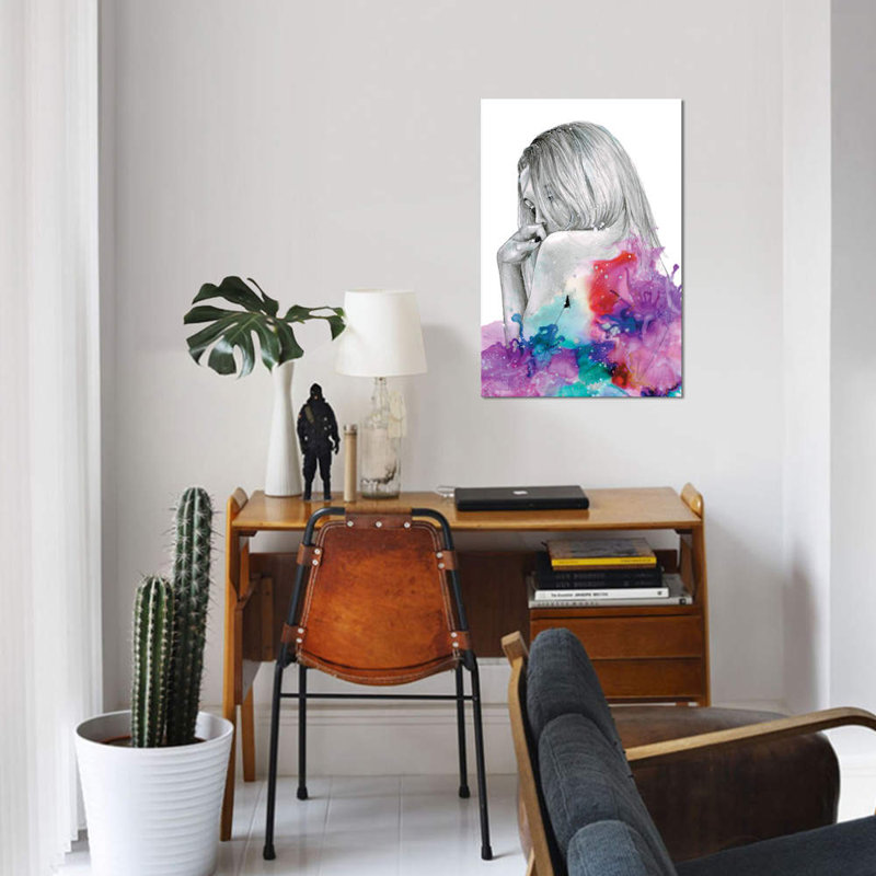 « sans titreed ix », impression sur toile, H 18 po x l 12 po x P 1,5 po, Toile tendue, Pas de tapis
