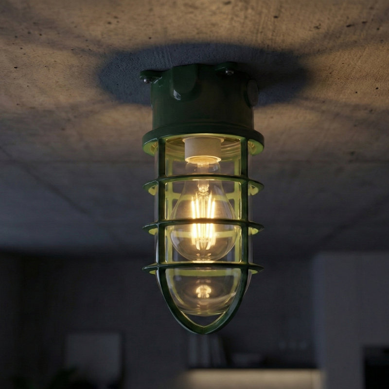Flush Mount, Green
