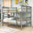 Full-Over-Full Bunk Bed With Ladder And Convertible Design-476502556