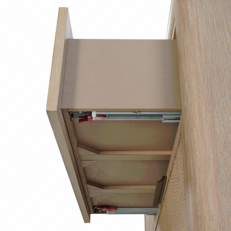 Basic Wooden Dresser, Beige