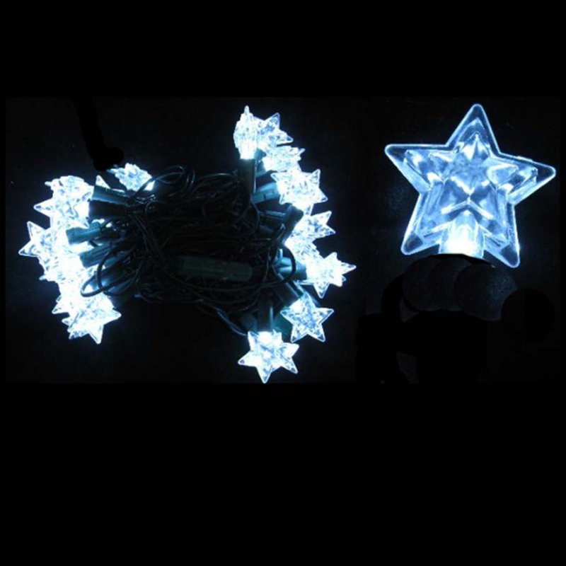 Guirlande de lumières DEL 1 po, Blanc