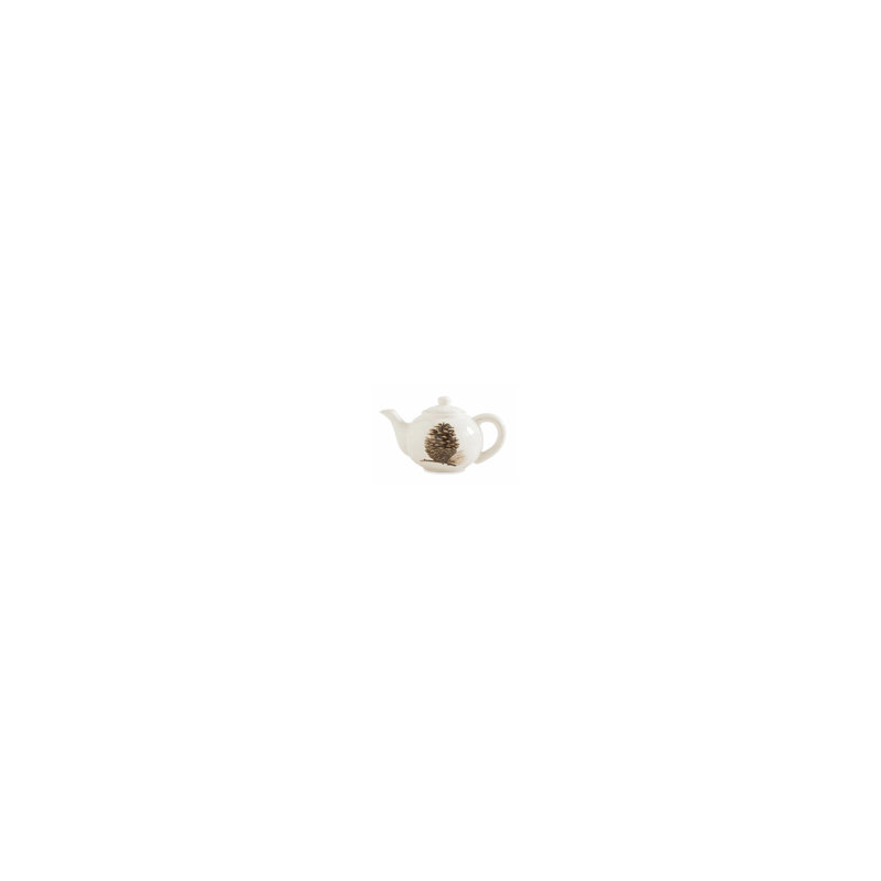 Théière motif en céramique pinecone
