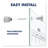 Infinity Wall Glass Magnetic Glass Board-15287911