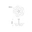 Montague Glass Semi Flush Mount-10139458