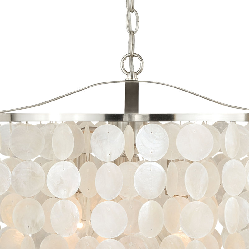 Icarus 3 - Light Dimmable Tiered Chandelier, Satin Nickel