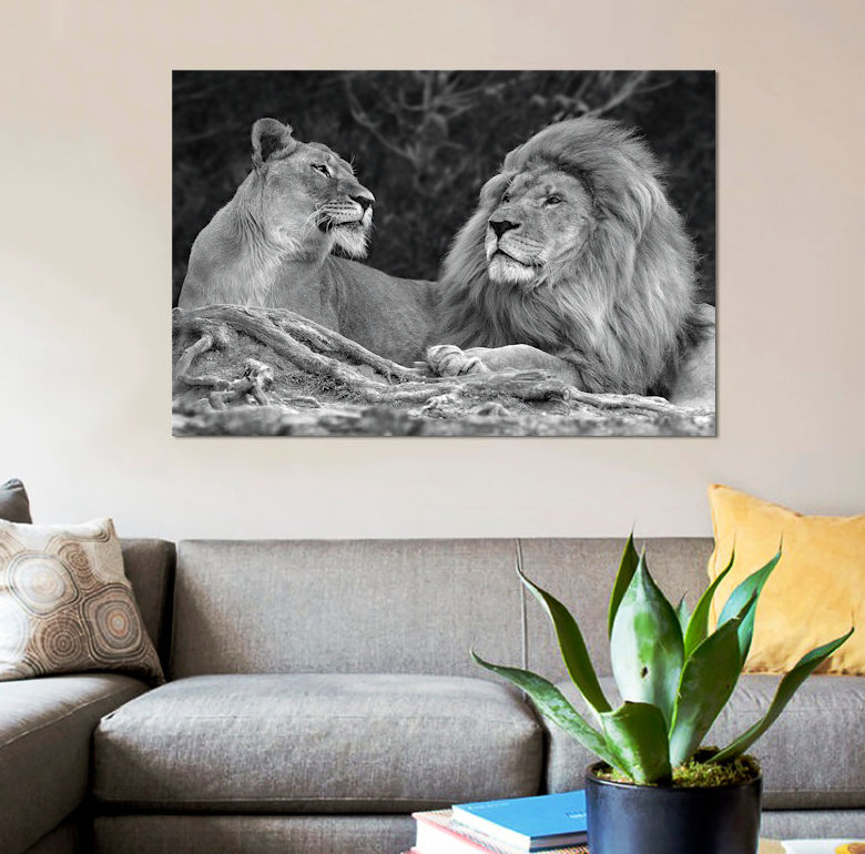 «Love», impression sur toile tendue, H 8 po x l 12 po x P 0,75 po, Toile tendue, Pas de tapis