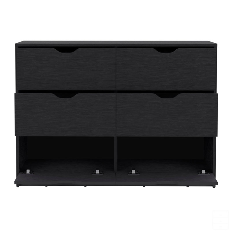 Commode H 30 po, commode avec 2 armoires inférieures et commode